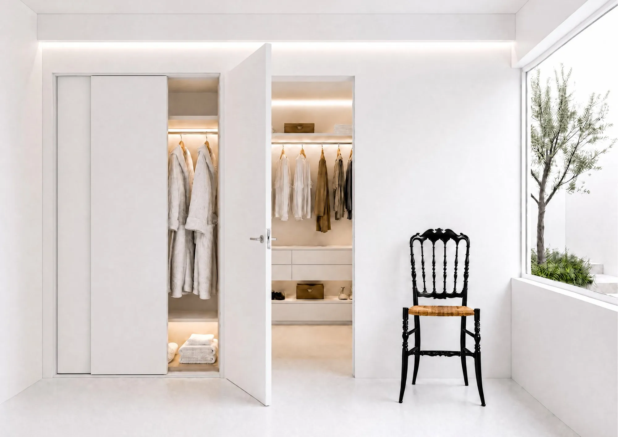 Simulación con IA · vestidor